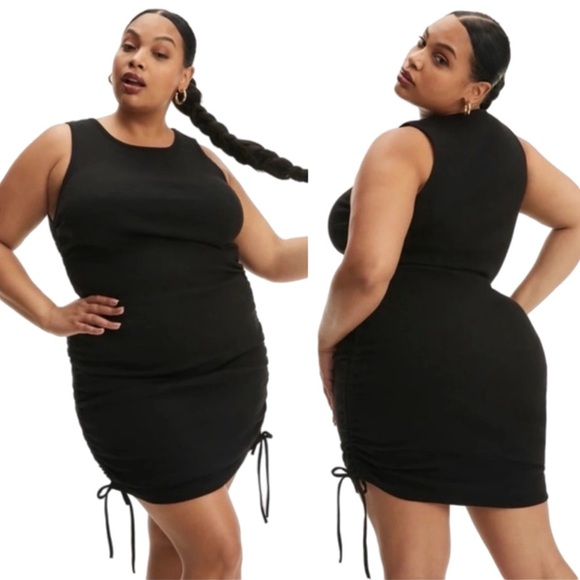 Good American Black Mini Dress - Picture 1 of 6